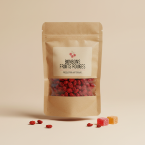 Bonbons Fruits Rouges (Artisanal – 150g)